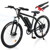 Electric Mountain Bike M10, 100KM Range 26" E-Bike for Long-Distance Commuting & Off-Road, CE Certified